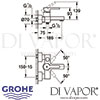 Grohe Lineare Single-Lever Bath Shower Dimensions